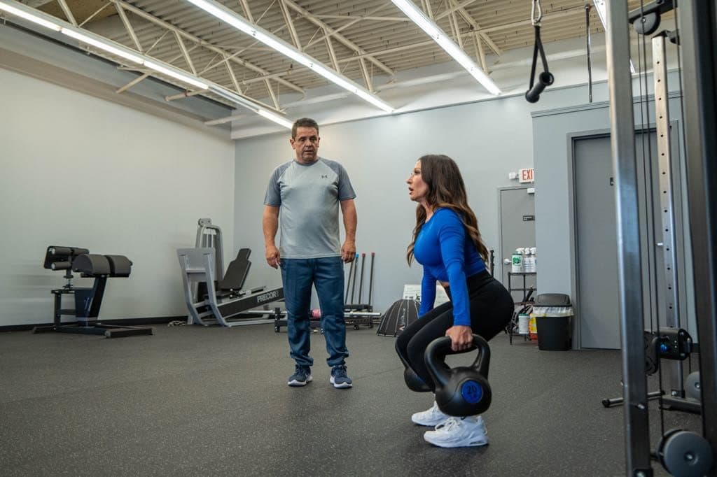Karen Park coaching a client 7